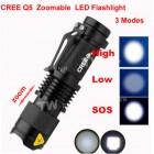 Baterka Mini Flashlight 2000 Lumens Cree Q5 LED 